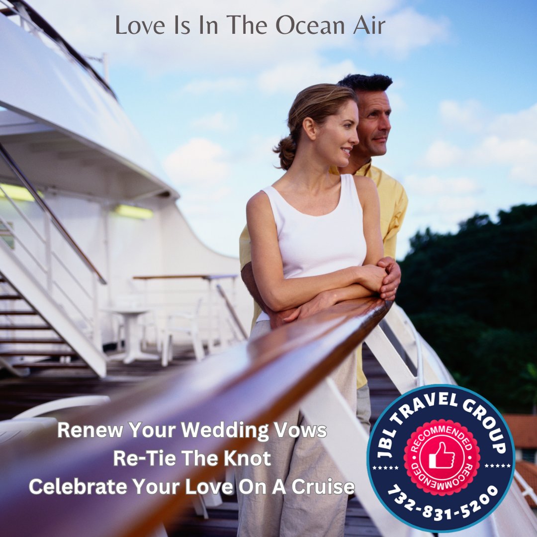 #love is in the ocean #air
Renew your #weddingvows #retietheknot #celebratelove
Call #jbltravel today and for the best prices and promotions available.