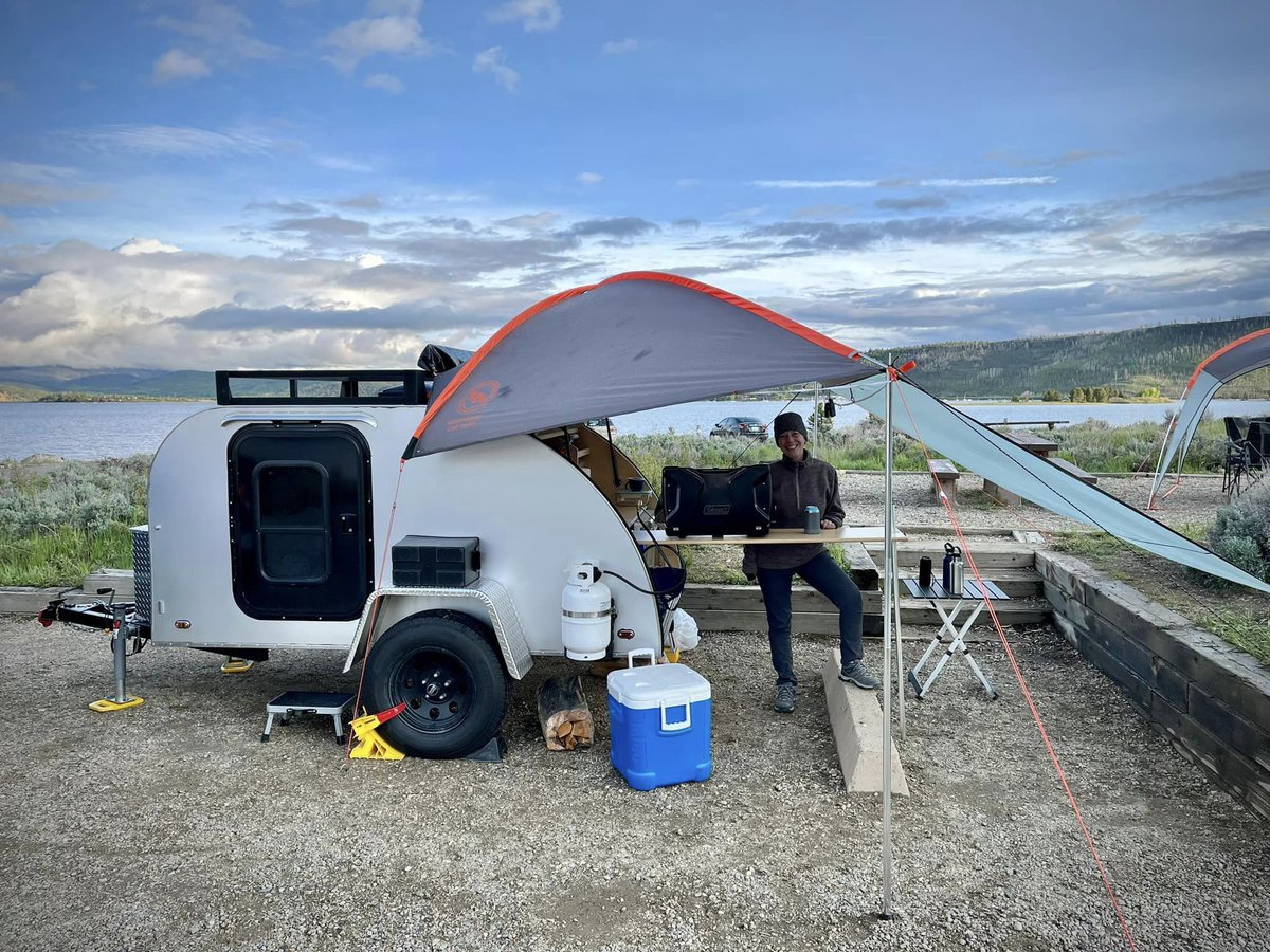 'We love our Colorado Teardrops Basedrop!!! Ella the teardrop enjoying some time on #LakeGranby, CO…' Thanks Keith!

#campbetter #mycoteardrop #adventure #offroadtrailer #teardropcamping #teardroptrailer #teardropcamper #builttolast #teardroplife #traveltrailer #camping