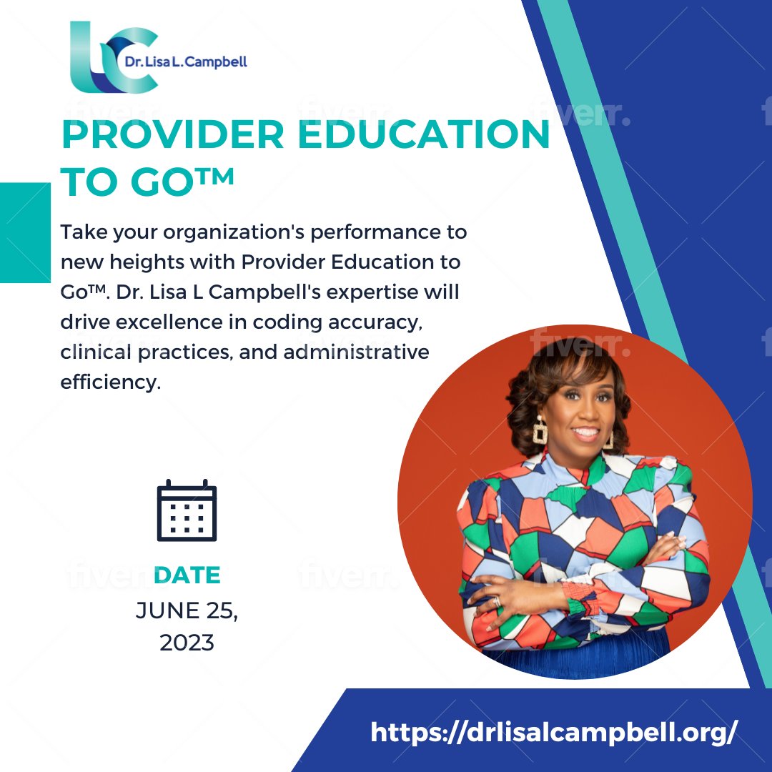 Provider Education to Go™️ offers education solutions for your clinic or hospital for the following professionals:

✔️Patient Access Specialist
✔️Medical Coders
✔️Medical Billers
✔️Physicians
✔️Non-Physician Practitioners

Contact our office today at 708-701-8078