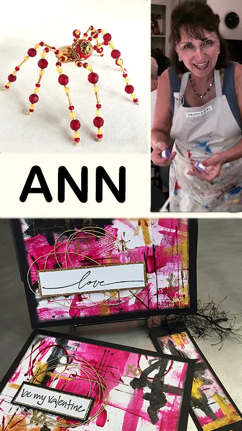 Today we're featuring Ann Gajowski! She is a multi-media artist, you probably recognize her iconic hand-beaded Christmas spiders!

#EclipseAB #shoplocal #wilmingtonnc #handmade #multimedia #handbeaded #christmasspider