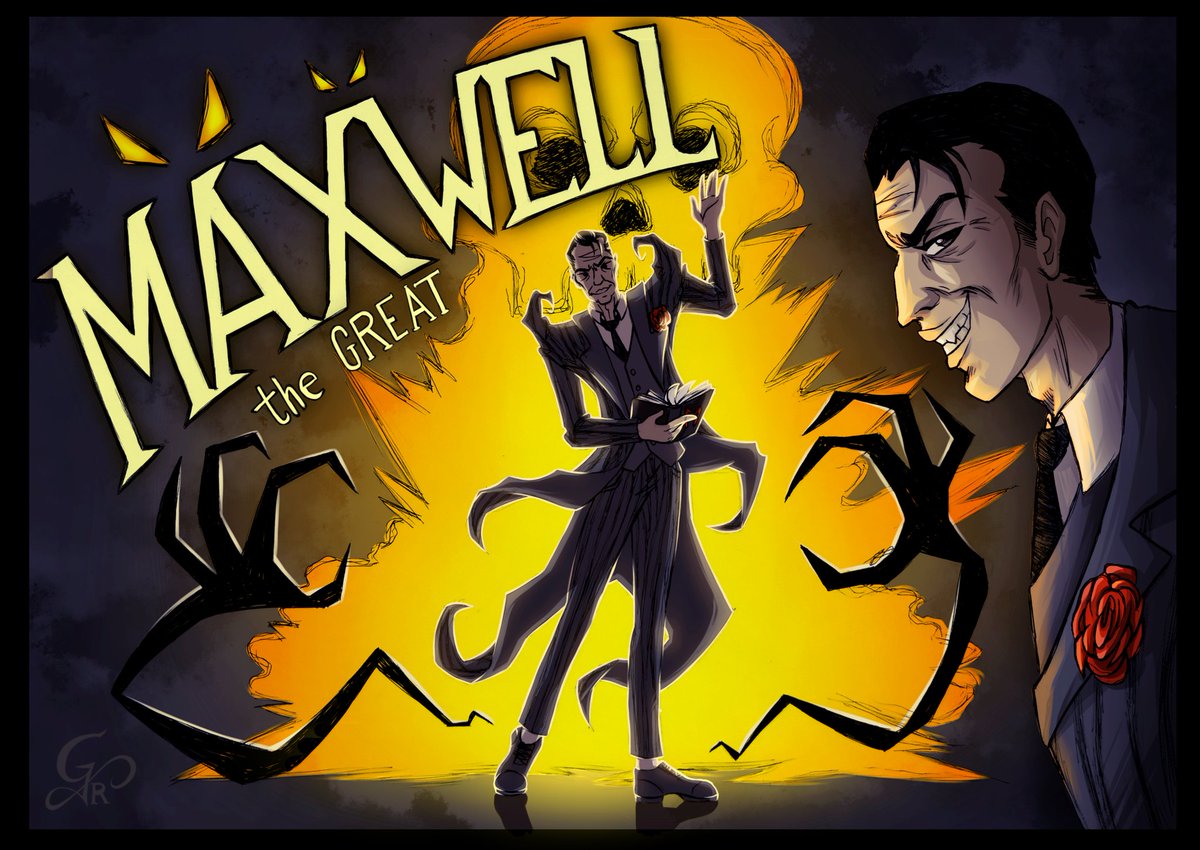 I made this fanart of one of Maxwell's show posters!
More like a redraw in my own style... 
I kinda love it, to be honest! 
@klei #dontstarve