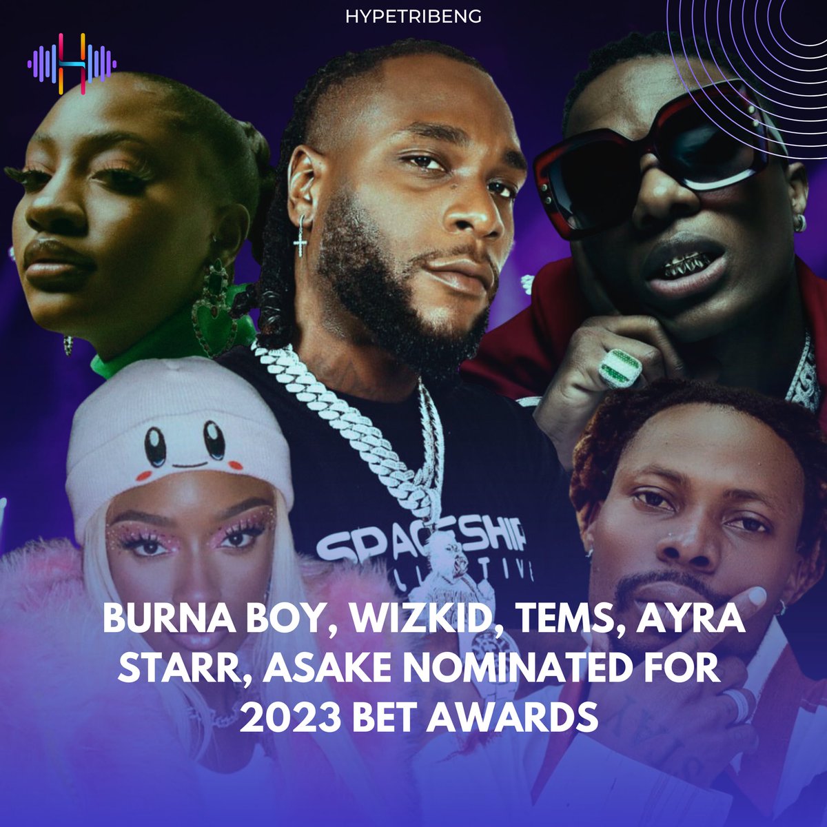 Five Nigerian Artists Vying for BET Awards Tonight 
Burna Boy - (4)
Tems - (2)
Wizkid - (1)
Ayra Starr - (1)
Asake - (1) 

Who is your money on?