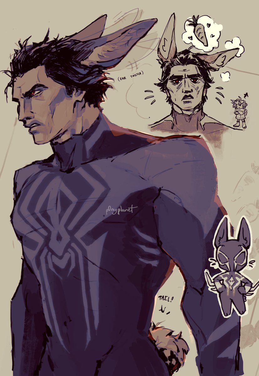 p0nyplanet's tweet photo. miguel o’HARE #AcrossTheSpiderverse #MiguelOHara #SpiderMan2099 https://t.co/19NuLefq30