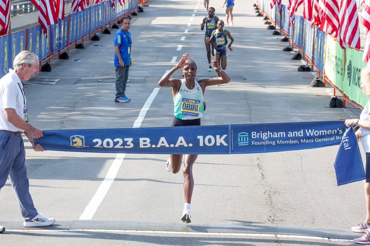 This year’s 2023 #BAA10K <a href="/Honda/">Honda</a> #DriveToTheFinish features our champions Hermin Garic, Yen Hoang, Gabriel Geay, &amp; Hellen Obiri!🏆 Congratulations to our champions &amp; all who showed up today for themselves and for their fitness!💪 We’ll see everyone at the #BAAHalfMarathon!