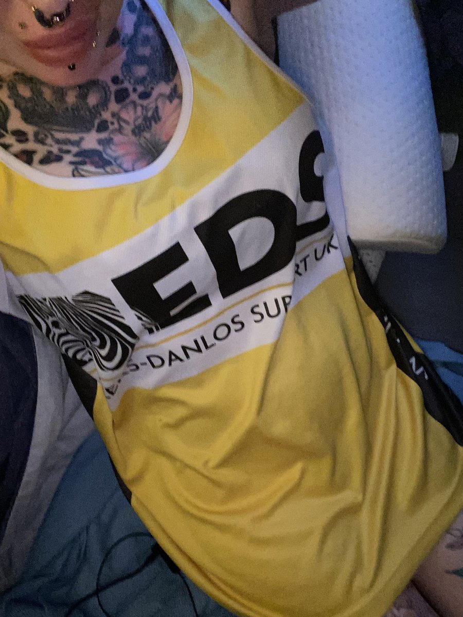 JustAddisonGrey's tweet photo. #heds shirt! Too hot to get dressed today..
Except for my wierd sheepskin heel boot things.. They stop them burning though! #neurological #wierdfeet #feet #toohot #blah 🥵 https://t.co/Fm9b91LqU8