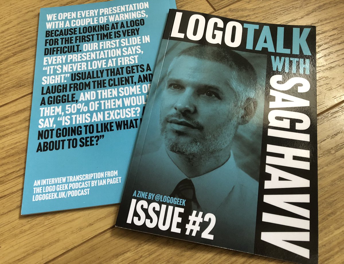 Logo Talk Issue 2 out now! amzn.to/46omxwY #Logodesigner #logodesigns #branding