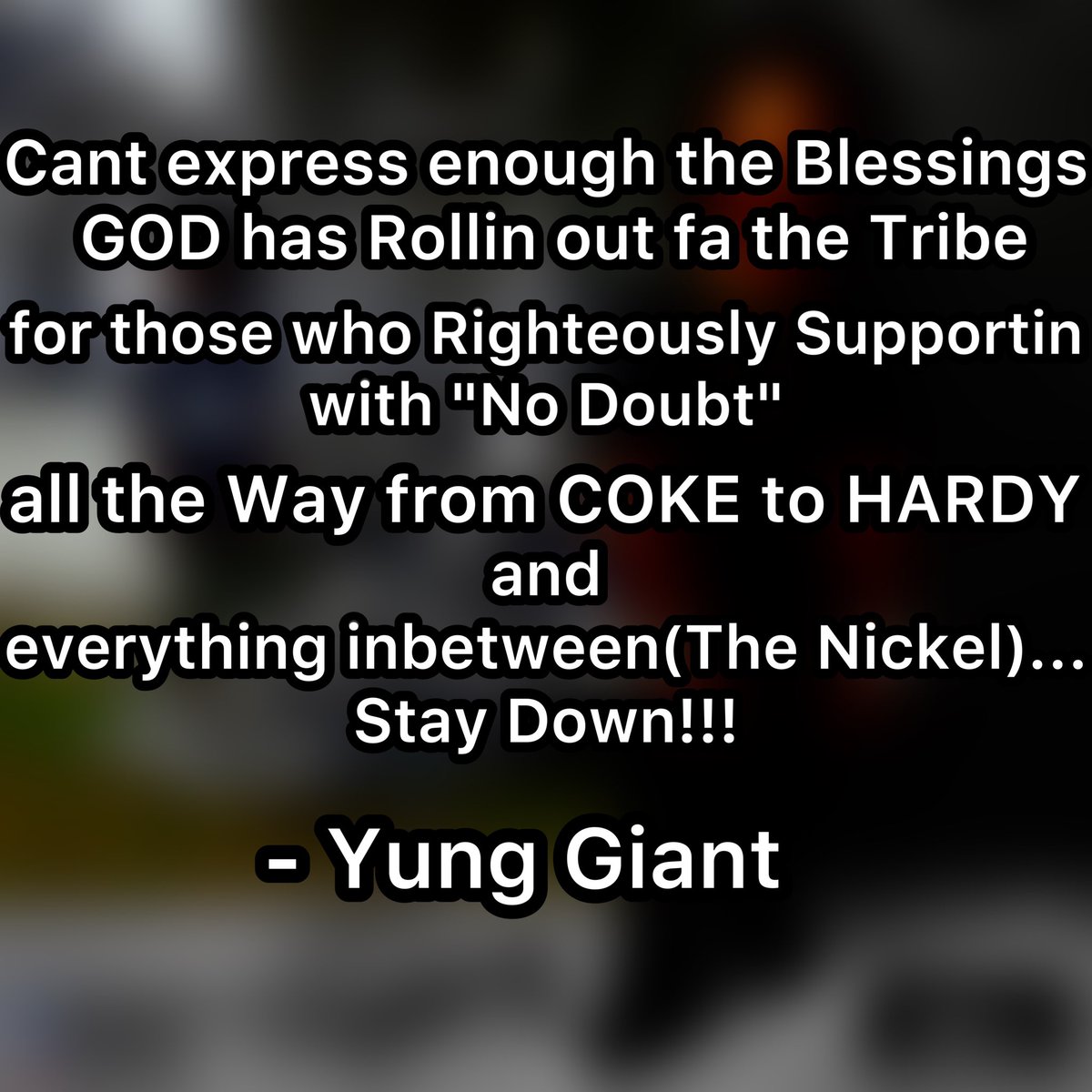 YungGiant4GOD's tweet photo. Its Bigger than what it Seems, "Great Representation from 5thWard(The Nickel)"
is whats being said AROUND THE WORLD! #ItsAllGOD
#Houston #5thWard #Texas #Tejas #Music #HipHop #Rap #NewSingle #NewSong #NewMusic #WhatsYaZodiacSign #GiveMeAReason https://t.co/ZxIWm0vmDP