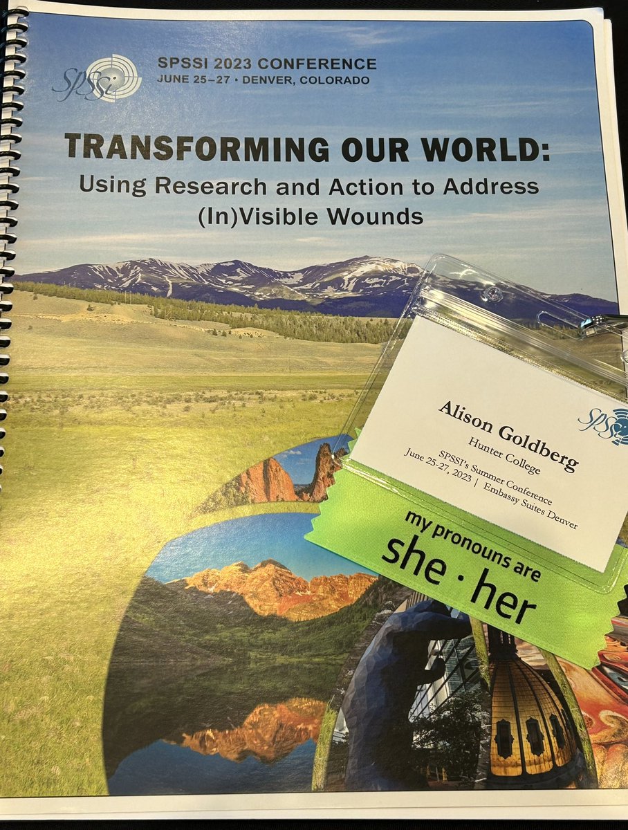 agoldberg323's tweet photo. Excited to be at #SPSSICON23! At 4pm today, I’ll be presenting on strategies for reducing barriers to HIV prevention services among women in NYC https://t.co/tuOhKde7AR