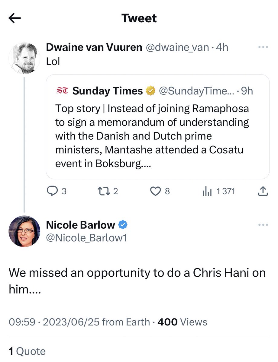 ThamiMilis's tweet photo. They're Advocating for Assassination of Gwede Wow!!! SAPS and NPA ? https://t.co/X5W14vvAeE