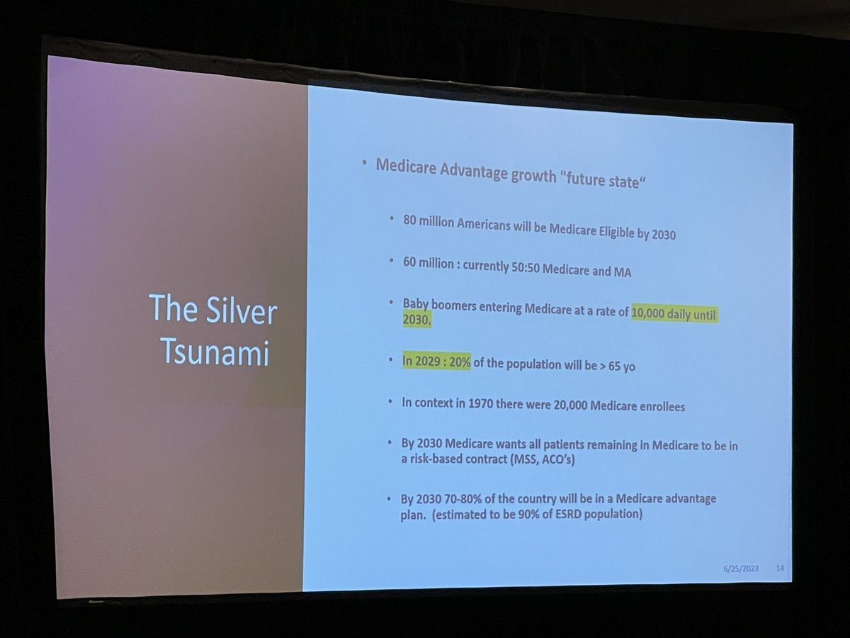 njalandhara's tweet photo. In closing @RPANephrology >
1. Ted lasso > see leadership points
2. Job security vs burnout > 3800 ckd pts per #Nephrologist in US 
3. New chairman
4. The tide of MA plans coming. 
5. Big picture of US #healthcare

#RPAPAL23
#RPAadvocacy https://t.co/zK82JsNmnf
