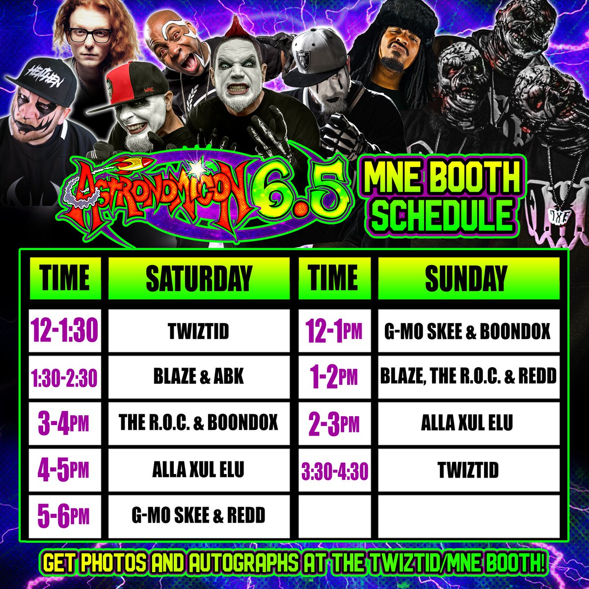 About to stroll on over to the MNE booth. Come say what up! #astronomicon