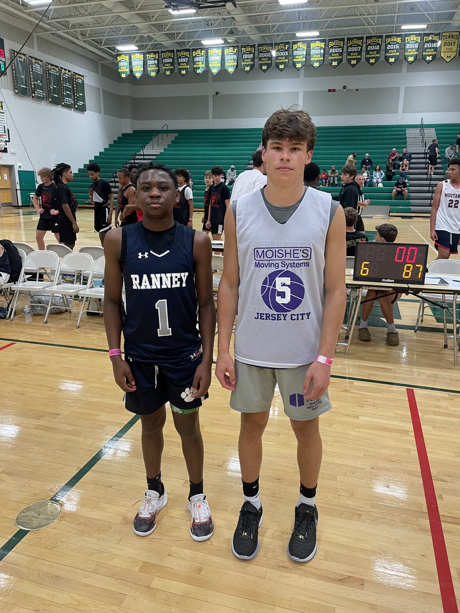 NJBCA_Official's tweet photo. Players of the Game for Ranney vs. Westfield: MeSean Williams (17 pts) for Ranney and Zach Epp (21 pts) for Westfield! https://t.co/ZO9OSeuU26