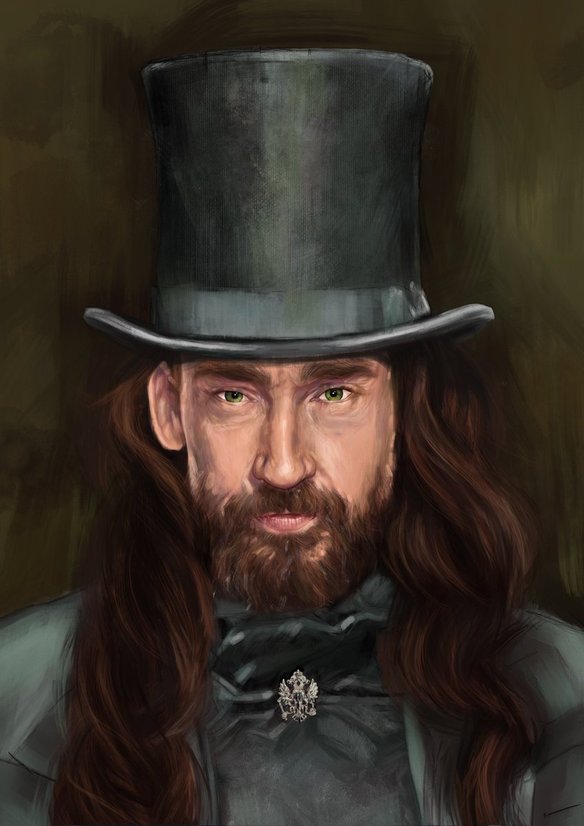 WORK IN PROGRESS!

EN. This illustration/portrait is still unfinished, there is a lot of work to do. 
Gary Oldman is one of my favorite actors, as is Joseph Mawle, and I think he would be perfect as Drácula 🎩

I hope I can finish soon ☺

#bramstoker #dracula #josephmawle