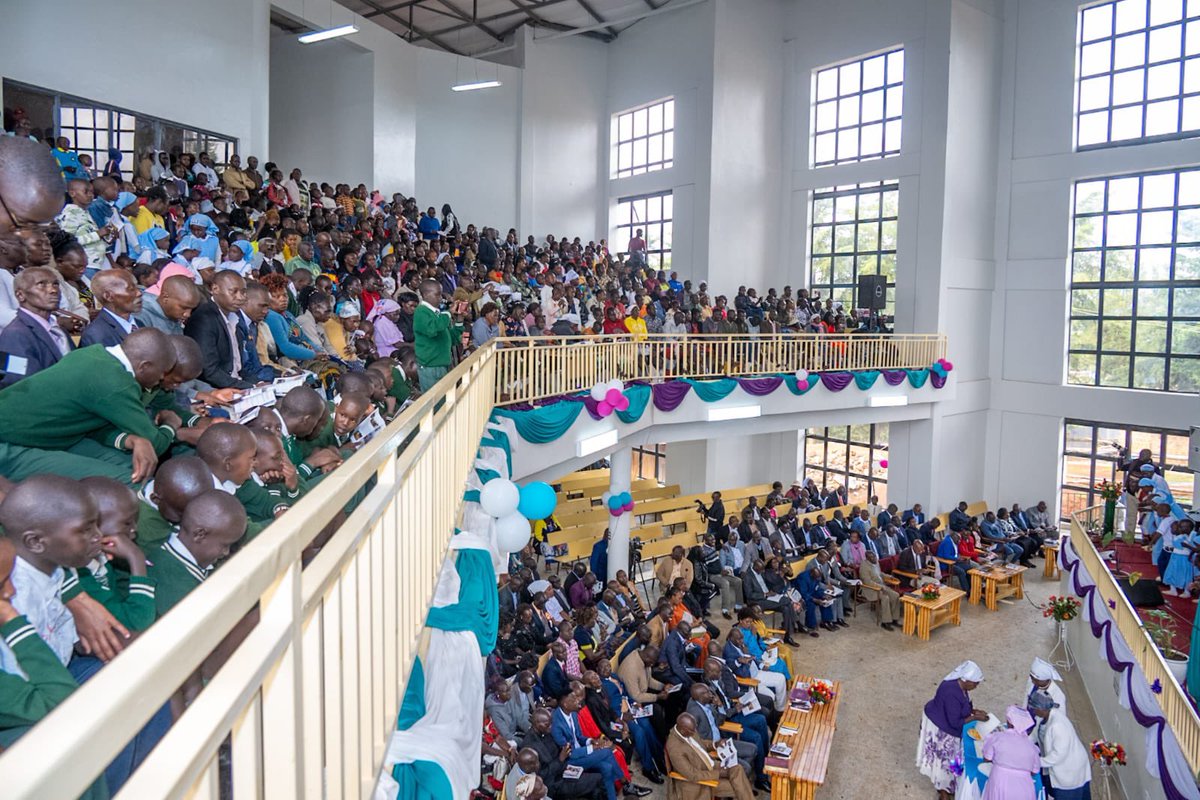 kipmurkomen's tweet photo. The new AIC Kapsowar Township church building is not only a place of worship but also a magnificent piece of architecture designed by Eunice Kibor a young Architect who donated her skills and knowledge to the church. The rich history of missionary work and community service is now crowned by the spectacular masterpiece that symbolizes past achievements and rejuvenates us to work on a greater future.