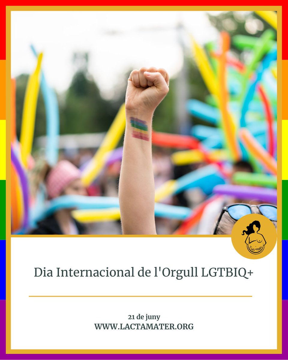 LactaMater's tweet photo. Davant del lamentable augment de les mostres d’odi cap al col·lectiu LGTBIQ+, volem posar de manifest el nostre absolut rebuig a totes aquelles organitzacions que donen suport a la discriminació i assetjament de les persones LGTBIQ+. #LACTAMATER https://t.co/xD7kYC3Loa