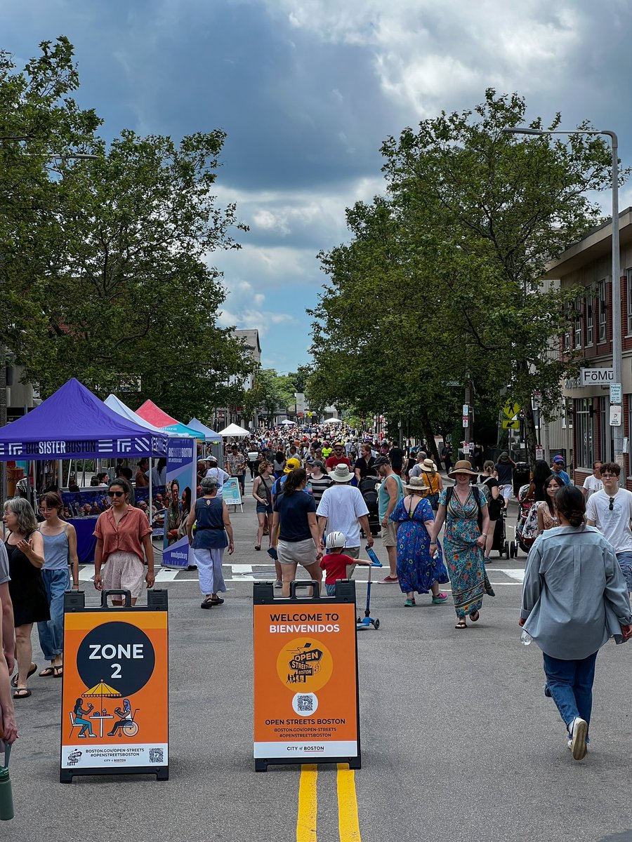 If you open it. They will come. 

Another massively successful Boston Open Streets event. 🎉 

📍 Jamaica Plain
