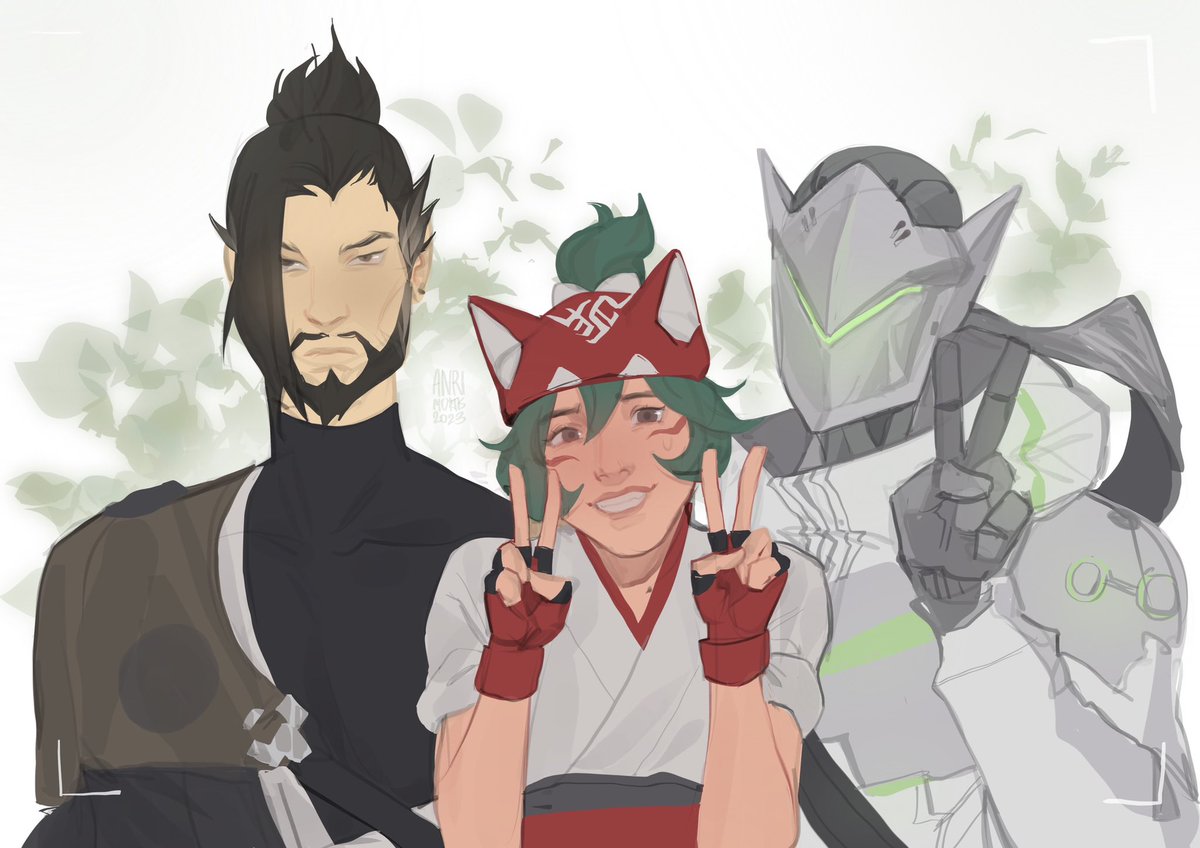 ох уж эти японцы
#hanzo #kiriko #genji
#ow2