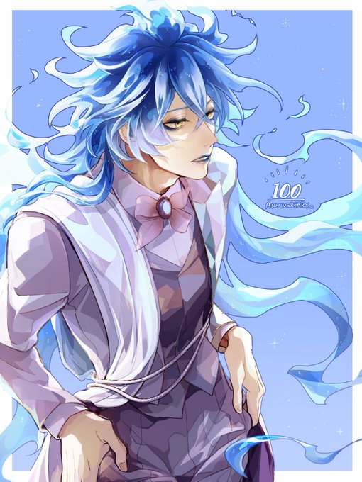 「blue fire very long hair」 illustration images(Latest)