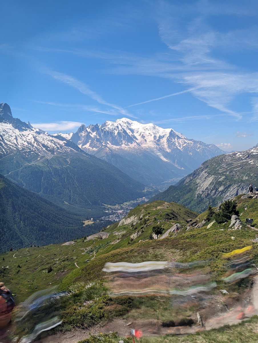 Before, during, and after the Mont Blanc Marathon, what an experience! 🏔️