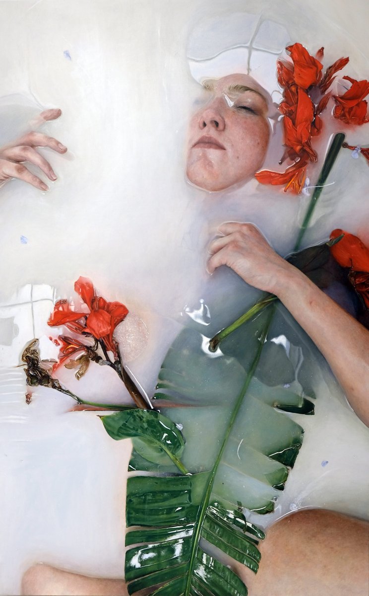 FiKVAFoundation's tweet photo. The FIRT JURY RESULTS ARE HERE, please, check out our website: https://t.co/Tjzs39xnRh

Work by Pippa Hale  Hale-Lynch Art
Daydream, Oil on Canvas, 135 x 84 cm, 2022 https://t.co/WwQ5QbToTF
