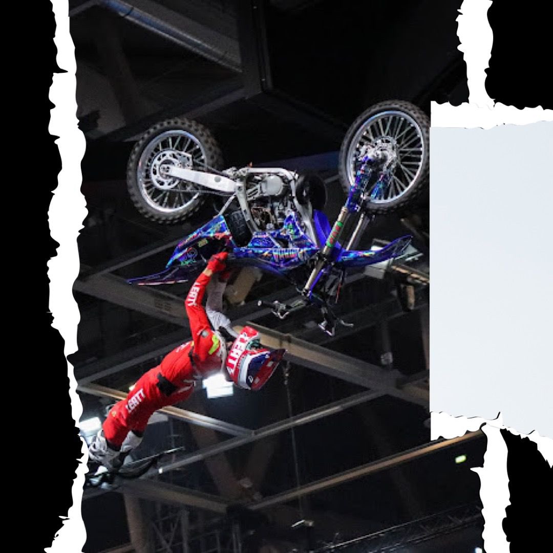 @soloflowfreestyle 3
PILOTO / @danytorresfmx71
8x ORO EN REDBULL X-FIGHTERS
6x PLATA EN REDBULL X-FIGHTERS
4x BRONCE EN REDBULL X-FIGHTERS
1° CAMPEONATO ESPAÑA FMX (2012)
2x ORO EN NIGHT OF THE JUMPS
2x ORO EN CAMPEONATO MUNDIAL FMX (FIM)
BRONCE EN XGAMES
ENTRADAS