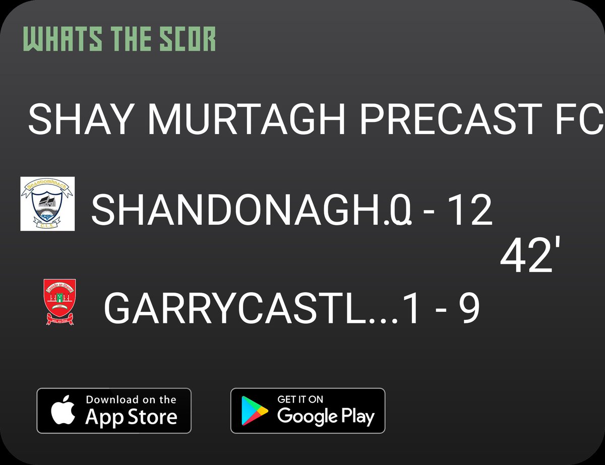 Get Live Score Updates straight to your phone, download Whats The Scor. Follow us on <a href="/WhatstheScor/">Whats The Scór</a>