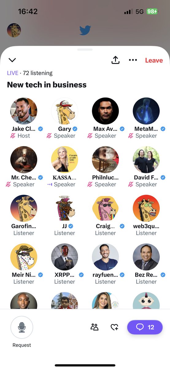 GarofinaG's tweet photo. Listening to ⁦@GaryLHenderson⁩ n other Speakers in New Tech in Business! Gary mentioned #RobMoore my Mentor, I am in his Gold members community, got my 1st $GARY on Robs webinar when Gary spoke n 1st Rob coin $PROG! I’m in ⁦@giraffetowernft⁩ community come n join us🦒 https://t.co/aT1w83vCXx