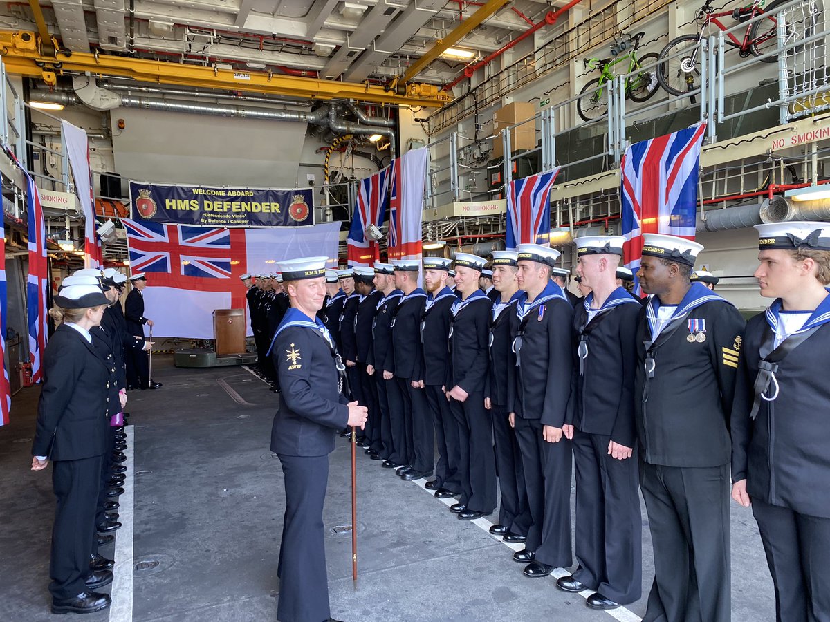 StephenWatson39's tweet image. Honoured to welcome home @HMSDefender in company of Second Sea Lord @MartinJConnell 10 years of extraordinary service to 🇬🇧 Major refit now before next 10 years! BZ to whole Ship’s Company and all those who have served in this mighty ship 2013-2023 @FirstSeaLord @VAdmAndrewBurns