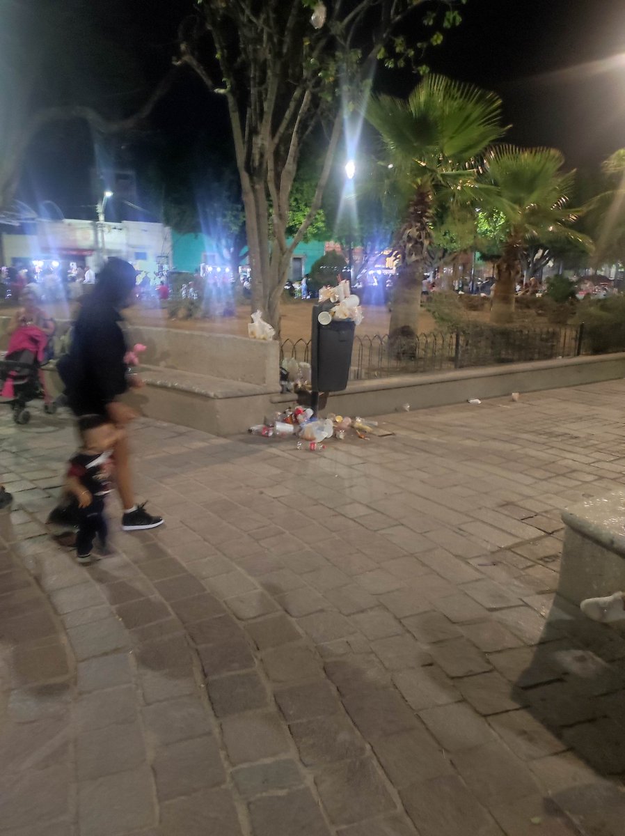 Avallejooo's tweet photo. Problema de basura en el jardín del barrio del coecillo, la gente tiene intención de mantener el lugar limpio pero es insuficiente @atencionaleon @municipio_leon @SIAP_Leon https://t.co/0SBff35sac