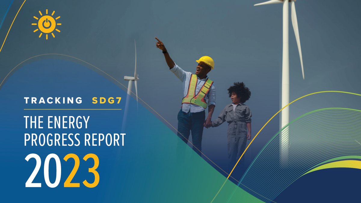 Is the world on track to reach #SDG7 on universal access to energy by 2030?

@IEA, @IRENA, @UNStats, @WBG_Energy & @WHO released their annual #TrackingSDG7 Report Find more about the new publication here ➡️ wrld.bg/FFyU50OQJ46