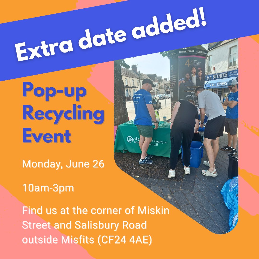 Tomorrow is the last day the Recycling Take Away Van will be Cathays. It’s free and convenient, so don’t miss out. To find out how to visit: ow.ly/O1IA50OLxIA

#LoveWhenYouLeave <a href="/cardiffstudents/">Cardiff Students' Union</a> <a href="/cardiffuni/">Cardiff University</a> <a href="/cardiffmet/">Cardiff Metropolitan University</a> <a href="/CardiffMetSU/">Cardiff Met SU</a> <a href="/RWCMD/">Royal Welsh College of Music & Drama</a> <a href="/rwcmdsu/">RWCMD SU</a> <a href="/USWSU/">USW Students' Union</a> @MikeUniCop