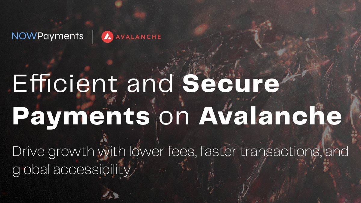 NOWPayments_io's tweet image. Unlock new opportunities and drive growth with lower fees, faster transactions, and global accessibility by accepting stablecoin payments on @avax through NOWPayments!

👉 now-l.ink/sigTX9