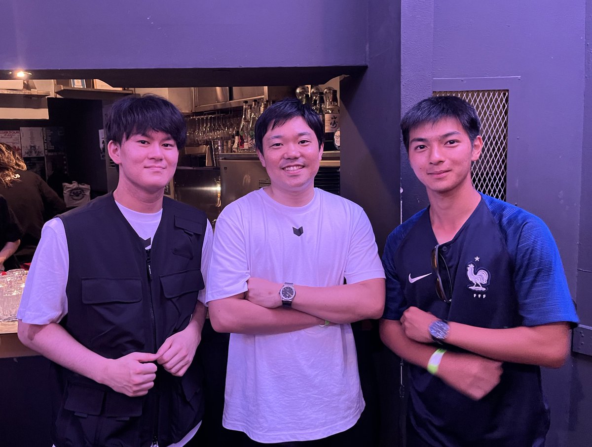 wiz_waz_1023's tweet photo. Goated🐐
@1_am_AKIRA @sqwave_tokyo 
@CONNECT_32 @souta_music_dj https://t.co/JxGBmzJjnB