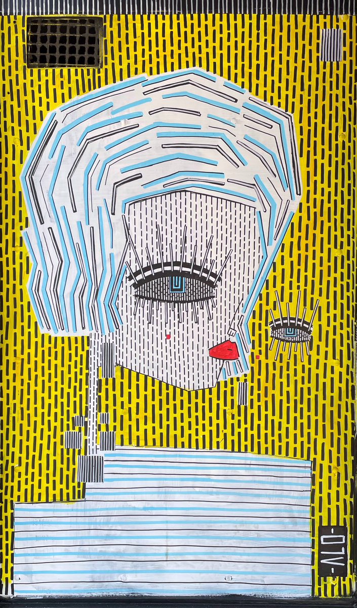 New work by #ALO on Kingsland Road 

#art #streetart