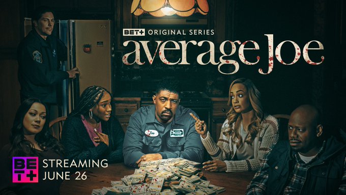 TVTango's tweet photo. 🌟Watch tonight @BET 11:30pm Sneak-Peek Episode #AverageJoe (Series Premieres Tomorrow 6/26 @betplus) Starring @deoncole @malcolmbarrett @TammyTownsend10 #CynthiaKayeMcWilliams @MichaelTrucco #AshleyOliviaFisher #PashaDLychnikoff @AughtryStanley About https://t.co/3cqAqQD8b5 https://t.co/ijzUEOTvPi