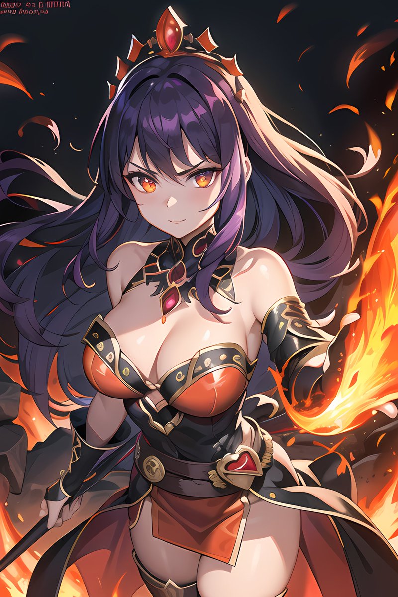 UtopAI_Art's tweet photo. Alright let's have some Fire Princess !
#FirePrincessOC #OriginalCharacter #Flames #RoyalHeir #ElementalPower #AIart #NFT #VideoGames #Anime #Manga #Fanart #DigitalArt #CharacterDesign #AIGirl https://t.co/HotRfW6jp7