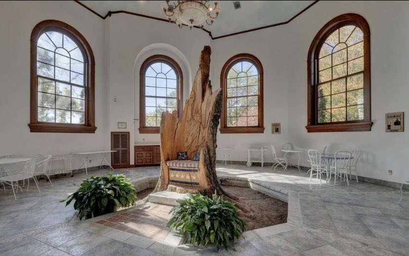 Yes, I still believe in a squeeze

Looking at #MOASS dream houses and wife @lindz1934 found a badass one in the area and it has this exuberant room with this tree carved chair centered around the room.
Dreaming😴