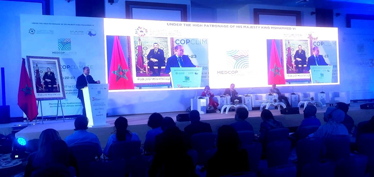 SEFIANIMohamed1's tweet photo. The MEDCOPClimate2023 was a real success. It was a pleasure for me to chair the organizing committee and to participate in several sessions as a panelist. Thank you very much to all our international and national partners https://t.co/37gD4AbMv3