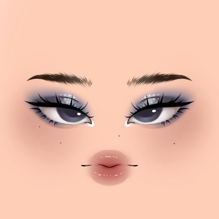 chanel♡ on Twitter "Face art dump. . U could tell im in love with douyin makeup hehe . roblox"
