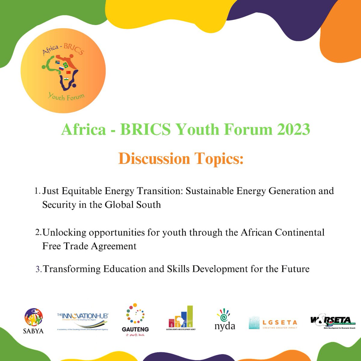 I am delighted to share the exciting news that I will be speaking at the Africa-BRICS Youth Forum 2023 in South Africa!🇿🇦🇮🇳🇧🇷🇨🇳🇷🇺I fully support the efforts of @BricsSouth and their commitment to Africa's development.Looking forward to making an impactful contributions.<a href="/ICOYACA/">AfCFTA Youth Advisory Council</a>