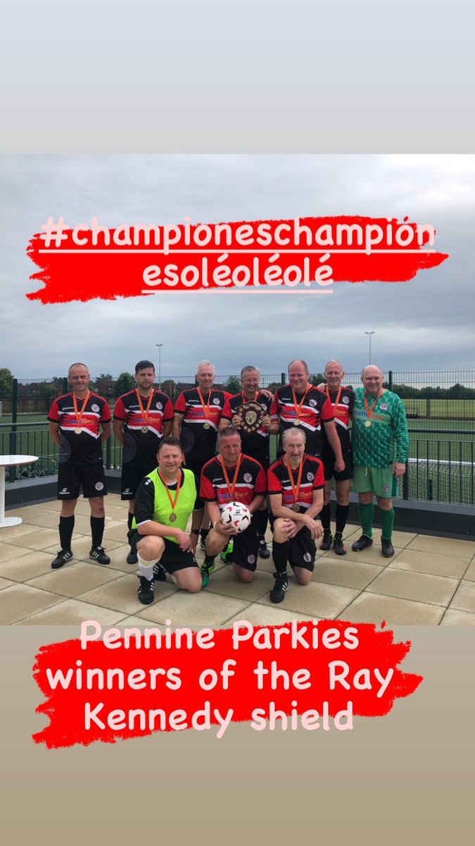 Pennine Parkies FC (@pennineparkies) on Twitter photo <a href="/RayKennedyCup/">Ray Kennedy Tournament</a> winners of the walking football shield 2023 #yopd #pwp #Parkinsons #Champions of <a href="/RayKennedyCup/">Ray Kennedy Tournament</a> winners of the walking football shield 2023 #yopd #pwp #Parkinsons #Champions of