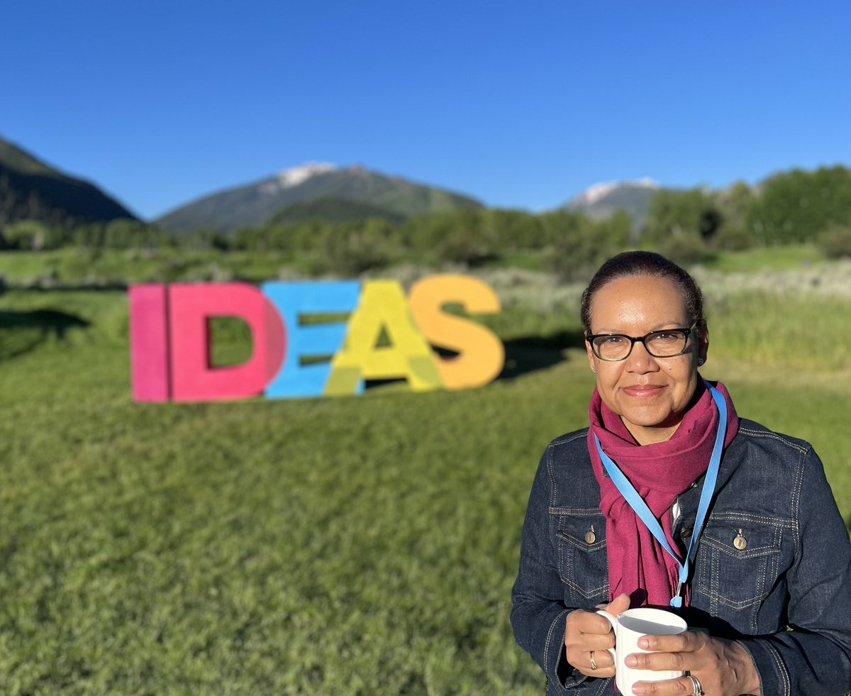 Finding it hard to leave @AspenIdeas #AspenIdeasHealth literally and figuratively this morning. So many great conversations on and off stage.