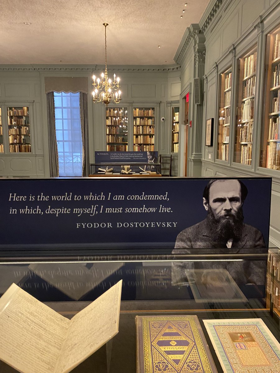 StephKimbro's tweet photo. Some photos from “Prison Writing Through the Ages,” a fascinating exhibit at the @HoughtonLib by @HarvardLibrary 

The exhibit includes books by political prisoners &amp; writers imprisoned for covering topics and ideas banned during their lifetimes. #books #rarebooks #bookhistory https://t.co/slx06zpqtJ