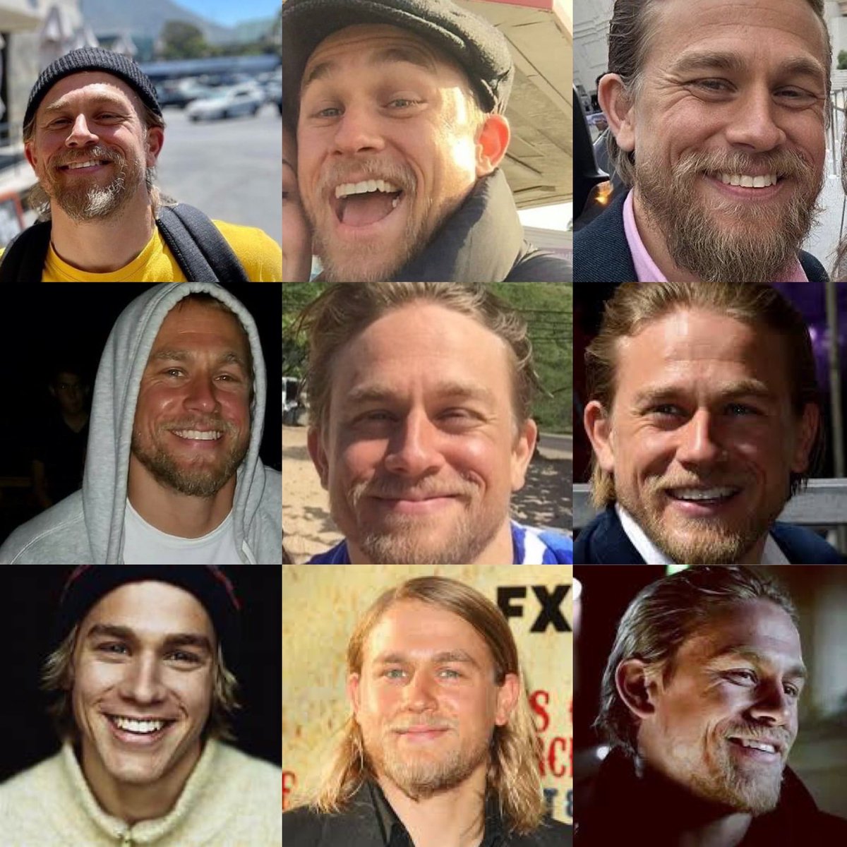 Joyful smiling faces of Charlie on a very sunny Florida day. #CharlieHunnam#happydays#floridasunshine#jaxteller#sonsofanarchy
#soa