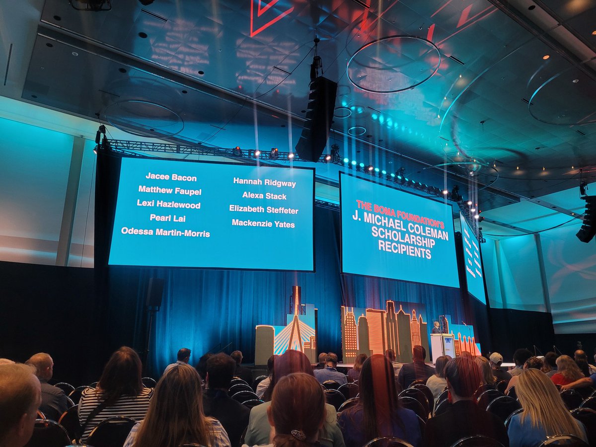 Congratulations to all of the J Michael Coleman Scholarship Recipients #boma2023