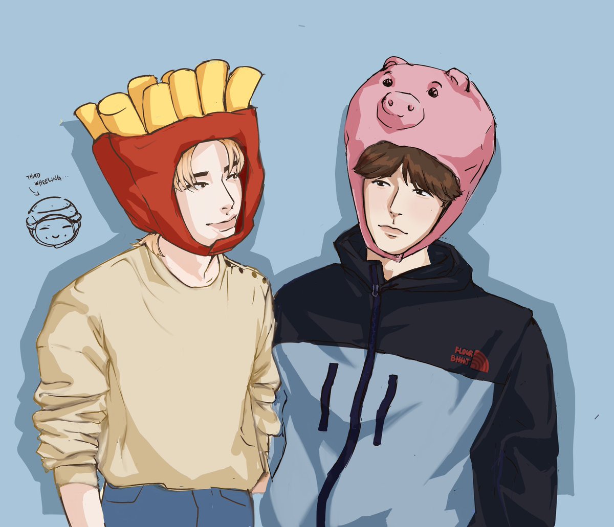 mr. fries & mr. piggy🤭