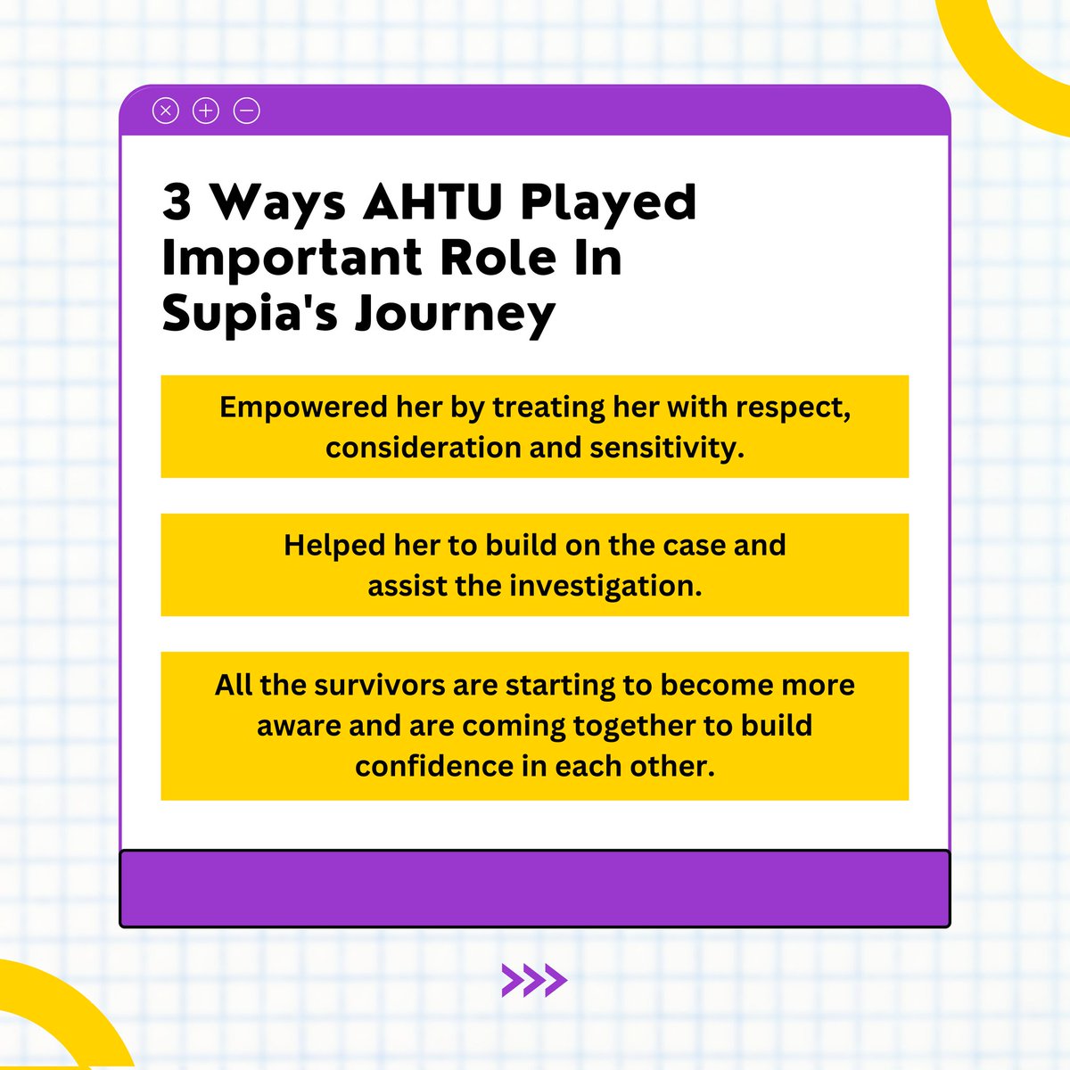 The entire process was efficiently facilitated because of the involvement of Anti Human Trafficking Units (AHTUs).

#ilfat #survivorleaders #survivorsofhumantrafficking #humantraffickingsurvivors #humantrafficking #ahtu #ahtus
#antihumantraffickingunits
