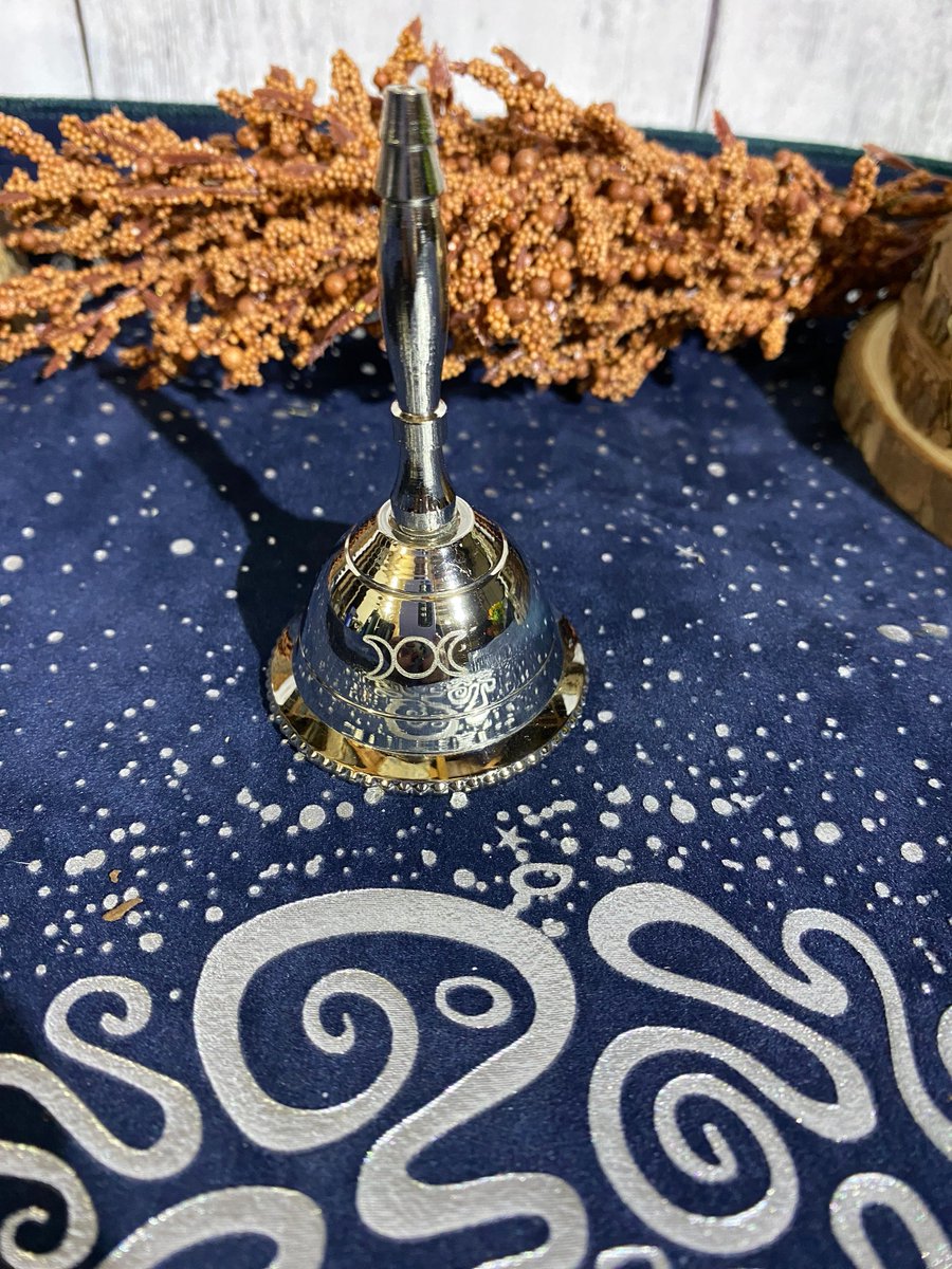triplegoddessa1's tweet image. Excited to share the latest addition to my #etsy shop: Triple Goddess Silver Altar Bell etsy.me/3NIokFH #altarbell #silvercolor #triplegoddess #triplegoddessreiki