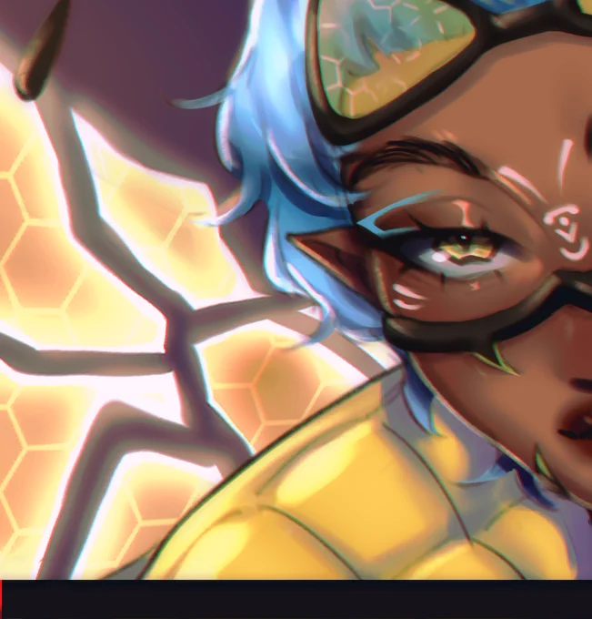 Working on cool stuff all this time so have nothing to show beside wips so far! Almost done with one big work and really excited to show all illustrations _(:3 」∠)_✧・゜: *✧・゜:* #Vtuber #muiillust #VTuberUprising