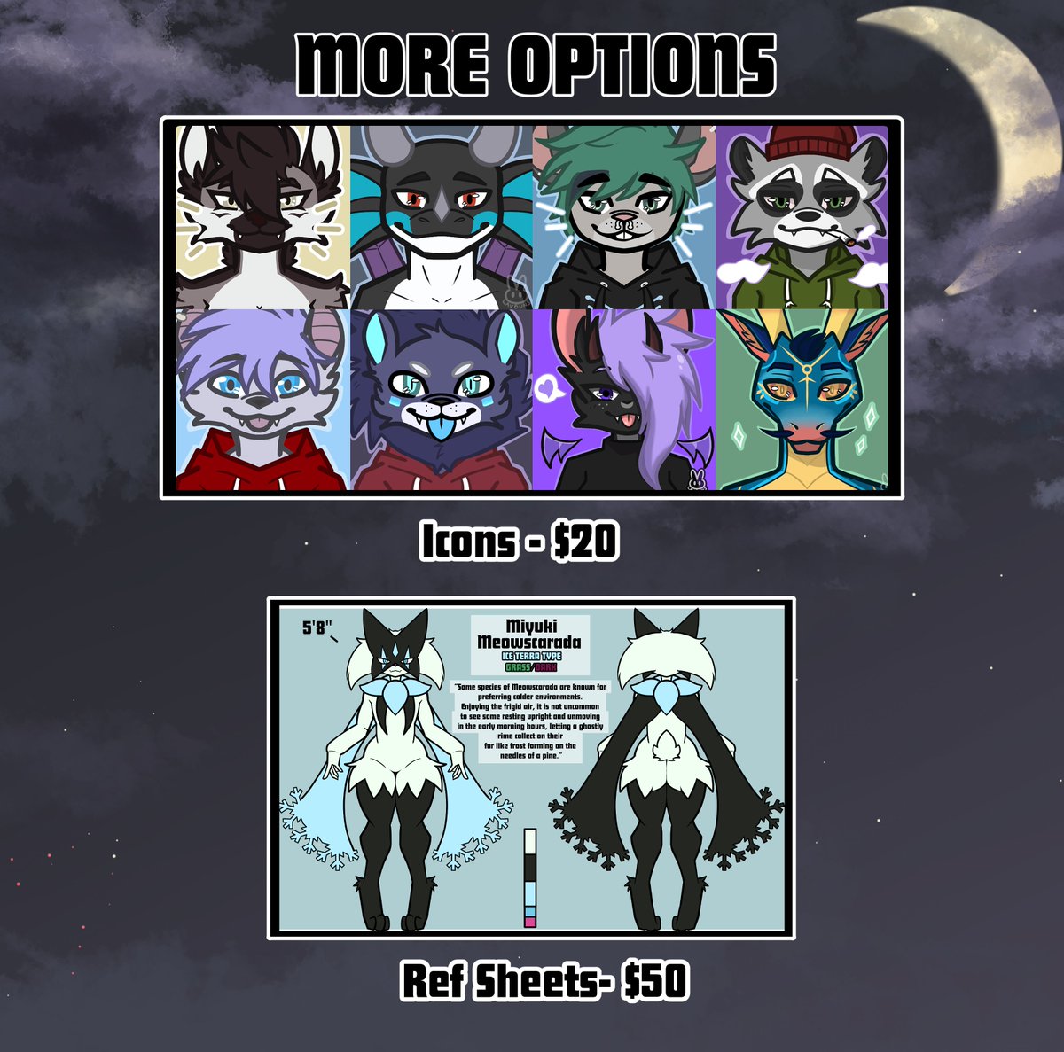 🌛Open for Commissions🌜

- Contact Info -
✨Twitter DMs
✨Discord - lavbuns
✨Telegram - Lavbuns  

Wanna send me a coffee or need more details?

ko-fi. com/ lavbuns

lavbuns.carrd.co